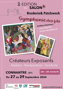 Salon des arts du fil Symphonie des fils Connantre - Champagne